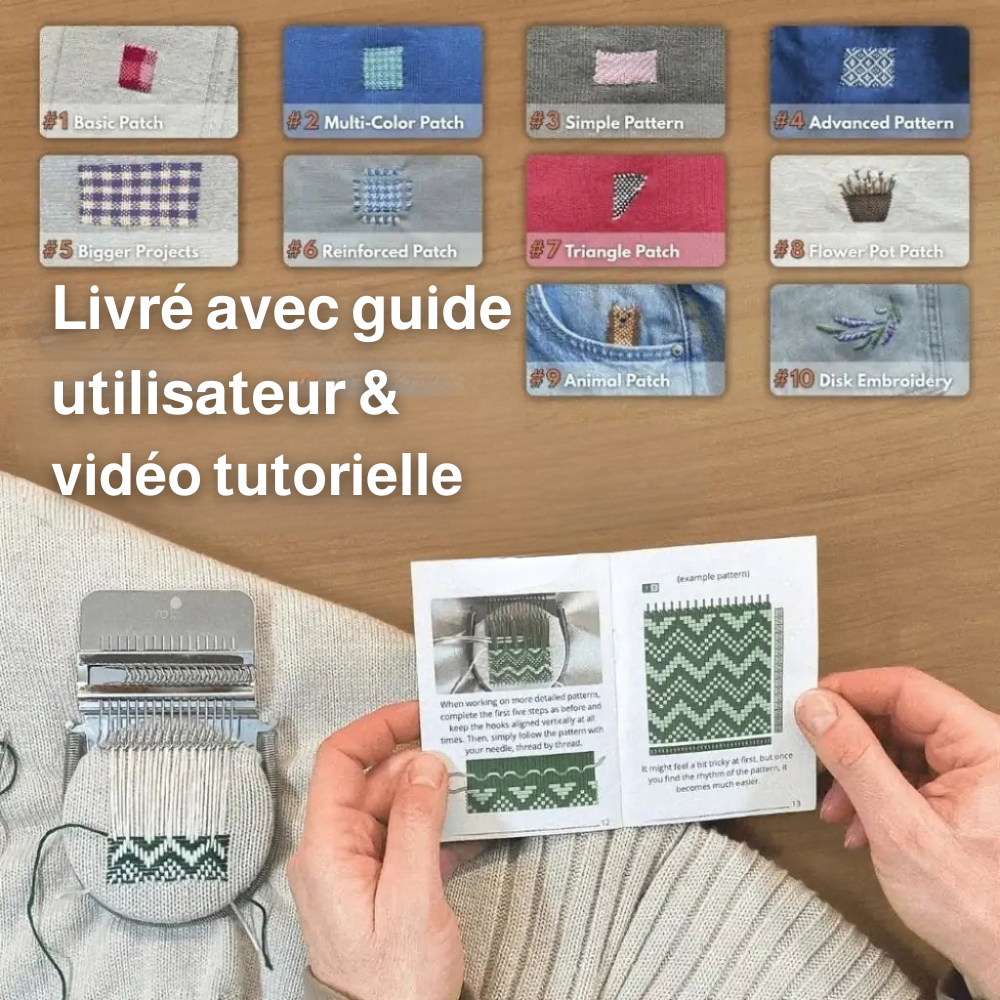 Mini atelier de patchs créatifs